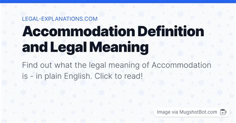 ACCOMMODATION Definition & Meani.